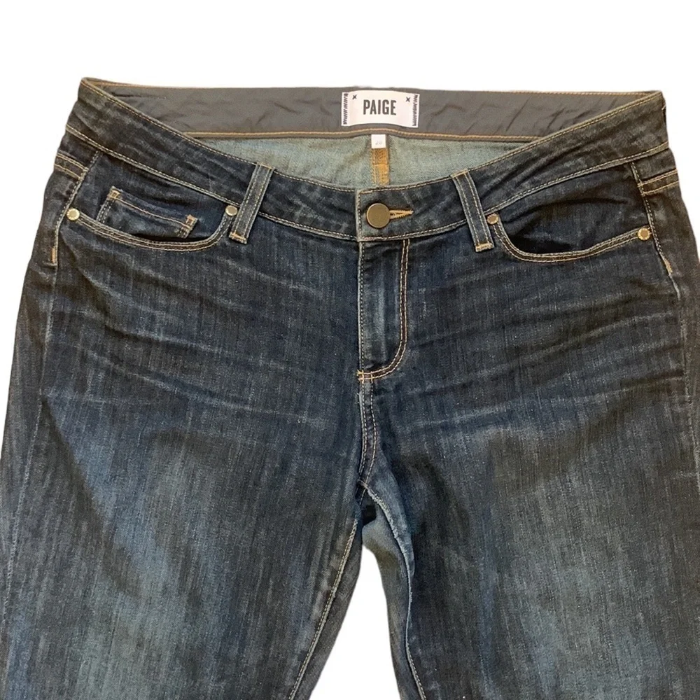 Paige Jimmy Jimmy Crop‎ Blue Jeans Size 28
